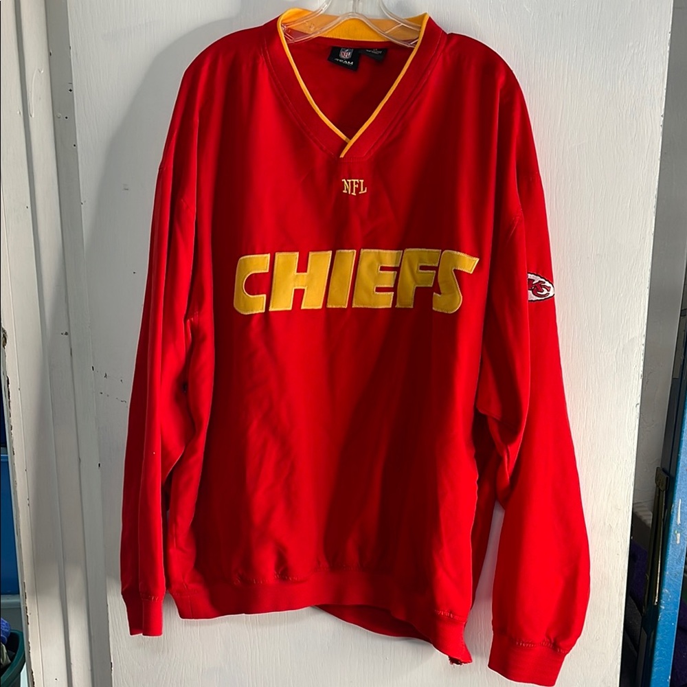 Red KC Chiefs NFL Pullover
